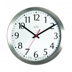 Cheap Stationery Supply of Acctim Javik 10 Inch Wall Clock Aluminium 27417 ANG27417 Office Statationery