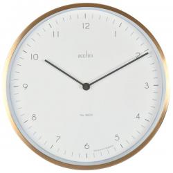 Cheap Stationery Supply of Acctim Bronx 30cm Wall Clock Brass 29458 ANG29458 Office Statationery