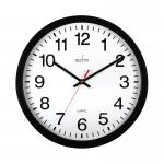 Acctim Controller Silent Sweep Wall Clock 368mm Black 93704B ANG33704