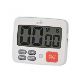 Acctim Easy LCD Timer with Digital Countdown White 55142 ANG55142