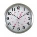 Acctim Century 24 Hour Radio Controlled Clock Aluminium 74457 ANG74457