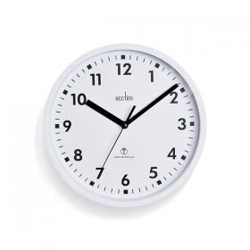 Acctim Nardo Radio Controlled Wall Clock 200mm White 74662 ANG74662