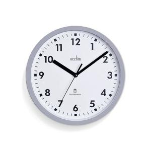 Acctim Nardo Radio Controlled Wall Clock 200mm Grey 74667 Ang74667