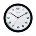 Acctim Aylesbury Wall Clock Black 92302 ANG92302