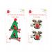 Xmas Hair Clips 2 Designs Pack of 12 XAKGZ410 ANK47623