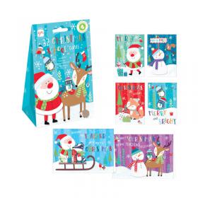 Cards 32 School Pack of Santa and Friends Pack of 24 XAMGC400 ANK57484