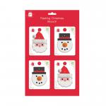 Outfit Xmas LED Brooches 2 Des Pk24