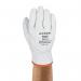 Ansell Low Voltage Leather Premium Goat Skin Glove Protector White M ANS09669