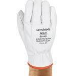 Ansell Low Voltage Leather Premium Goat Skin Glove Protector White L ANS09670