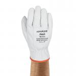 Ansell Low Voltage Leather Premium Goat Skin Glove Protector White L ANS09670