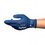 Ansell Hyflex ESD Touchscreen Gloves (Pack of 12) Blue XL ANS61399