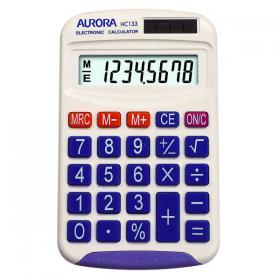Aurora HC133 Pocket Calculator White HC133 AO16071