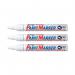 Artline 400 Bullet Tip Paint Marker Medium White (12 Pack) A400 AR82021