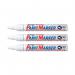 Artline 400 Bullet Tip Paint Marker Medium White (12 Pack) A400 AR82021