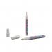 In the photo, a pack of 12 Artline 400 Bullet Tip Paint Markers can be seen. The markers have a medium white tip and are made by Artline Paint. The packaging is sleek and modern with the brand logo prominently displayed. The markers themselves are sturdy and have a bold, vibrant color, ready to bring any project to life.