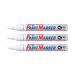 Artline 400 Bullet Tip Paint Marker Medium White (Pack of 12) A400 AR82021