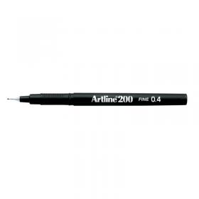 Artline 200 Fineliner Pen Fine Black (12 Pack) A2001 AR83025