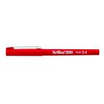 Artline 200 Fineliner Pen Fine Red (Pack of 12) A2002 AR83027