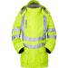 Pulsar P421 Yellow Interactive Mens Waterproof Hi-Vis Coat 2XL ARC00217