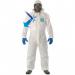 Ansell AlphaTec 2000 Comfort Model 129 White Chemical Coverall L ARC00655