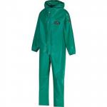 Alpha Solway Chemmaster Green Hooded Chemical Coverall L ARC01834