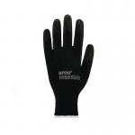 Arco Essentials Black PU-Coated Nylon Work Gloves Pairs 8 (Pack of 12) ARC03381