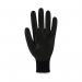 Arco Essentials Black PU-Coated Nylon Work Gloves Pairs 8 (Pack of 12) ARC03381