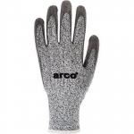 Arco Grip Light Grey PU-Coated Work Gloves 8 (Pack of 12) ARC03455