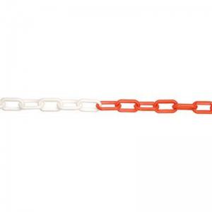 JSP RedWhite Plastic Chain 6mm x 25m ARC04431