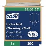 Tork Grey Combi Industrial Cleaning Cloths Roll 148m ARC05749