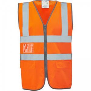 Arco Ultra Orange Zip-Up Hi-Vis Vest 2XL ARC07105
