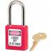 Master Lock Zenex Red Steel Lockout Padlock ARC07892