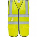 Arco Ultra Yellow Zip-Up Hi-Vis Vest 5XL ARC08832
