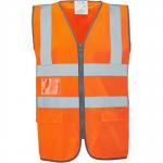 Arco Ultra Orange Zip-Up Hi-Vis Vest 4XL ARC08833
