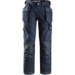 Snickers Workwear Craftsmen 3214 Navy Canvas+ Trousers with Holster Pockets 41S 112 ARC09131