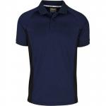 Trojan Contrast NavyBlack Antibacterial Wicking Polo Shirt 2XL ARC09149