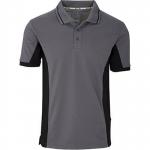 Trojan Contrast GreyBlack Wicking Polo Shirt M ARC09170