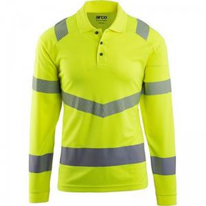 Arco Responsible Yellow Long-Sleeve Hi-Vis Polo Shirt 3XL ARC10647