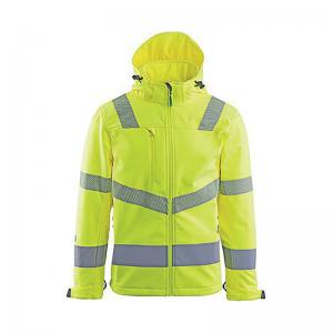 Arco Responsible Yellow Hi-Vis Softshell Jacket L ARC10698