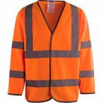 Arco Orange Long-Sleeve Hi-Vis Vest S ARC11070