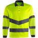 Arco Yellow Long-Sleeve Hi-Vis Polo Shirt M ARC11132