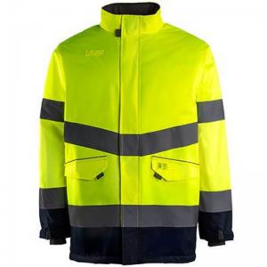 Arco YellowNavy Waterproof Hi-Vis Coat L ARC11274
