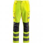 Arco Yellow Hi-Vis Cargo Trousers with Kneepad Pockets 36R ARC11378