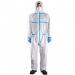 Arco White Type 4B5B6B Chemical Coverall L ARC11414