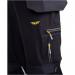 Trojan Tech Mens Black Cargo Trousers with Holster Pockets M ARC11753