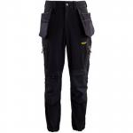 Trojan Tech Mens Black Cargo Trousers with Holster Pockets 3XL ARC11757