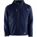 Trojan Mens Navy Hooded Softshell Jacket 3XL ARC11829