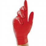 Unigloves Pearl Red Nitrile Disposable Gloves XL (Pack of 100) ARC11968
