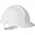 Arco Champion White Unvented Slip-Ratchet Safety Helmet ARC12152