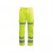 Arco Responsible Yellow Hi-Vis Cargo Trousers with Kneepad Pockets 32R ARC12158